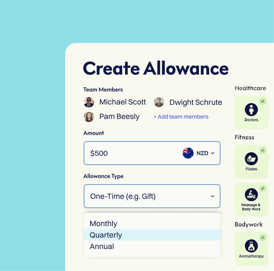 Create allowances